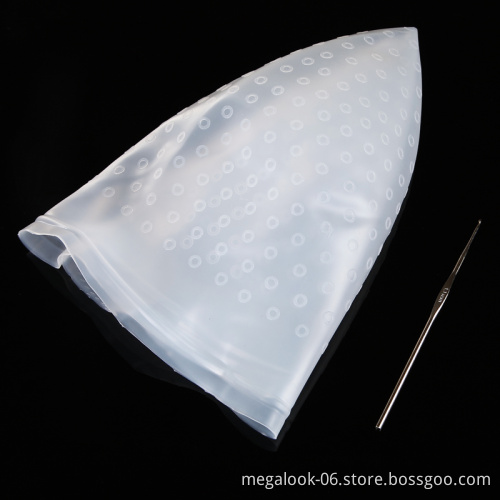 Wholesale Professional Salon hair Coloring Silicone Hair Highlighting Dye Tipping Cap